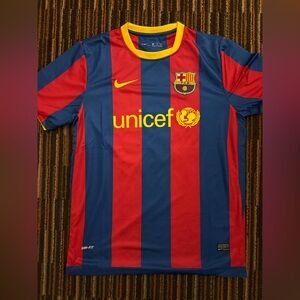FC BARCELONA 2010/11 HOME JERSEY XL slim fit